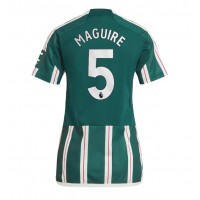 Manchester United Harry Maguire #5 Bortatröja Kvinnor 2023-24 Korta ärmar